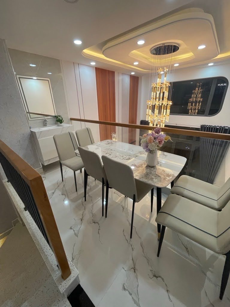 BÁN NHÀ MỚI 4 TẦNG HẺM XE HƠI QUANG TRUNG GÒ VẤP, 65M², 4pn, Full NT, 6.95 TỶ TL