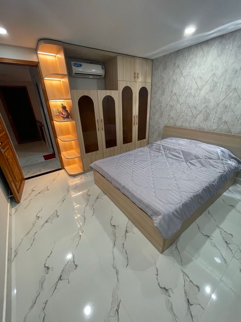 BÁN NHÀ MỚI 4 TẦNG HẺM XE HƠI QUANG TRUNG GÒ VẤP, 65M², 4pn, Full NT, 6.95 TỶ TL