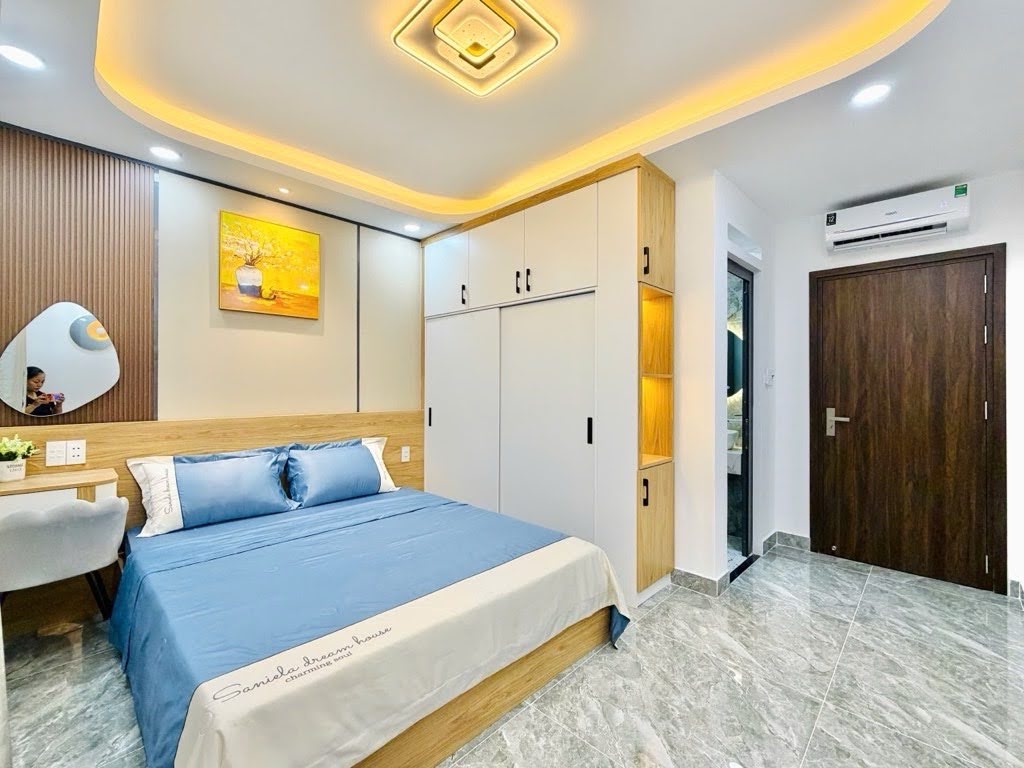 BÁN NHÀ MỚI 4 TẦNG XE HƠI NGỦ NHÀ PHAN HUY ICH,GÒ VẤP, Gần Emart2,52M2,7.65 TỶ TL
