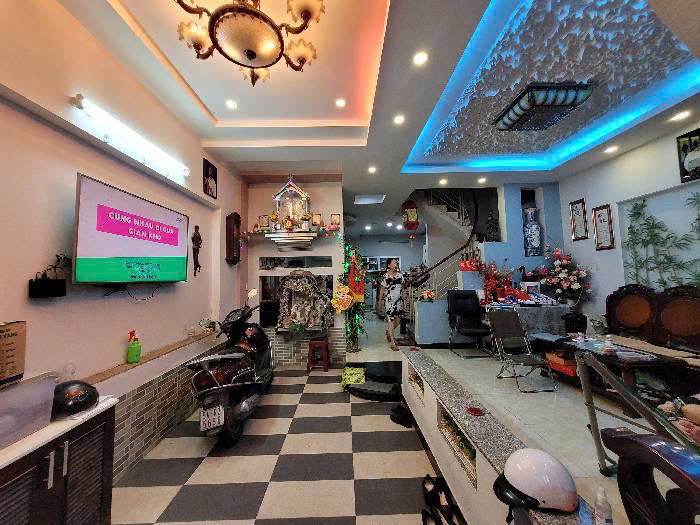 [CỰC HOT]Nhà 3 tầng đẹp - 6x15.5m(100m2) - Ô TÔ ngủ nhà - Lê Văn Thọ, P. 9 - Giá chỉ 8.6 tỷ