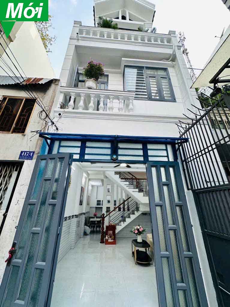 Nhà 3 tầng đẹp - Lê Văn Thọ - P.9 - 4.1x9m(37m2) - Hẻm 4m - Giá chỉ 4.57 tỷ