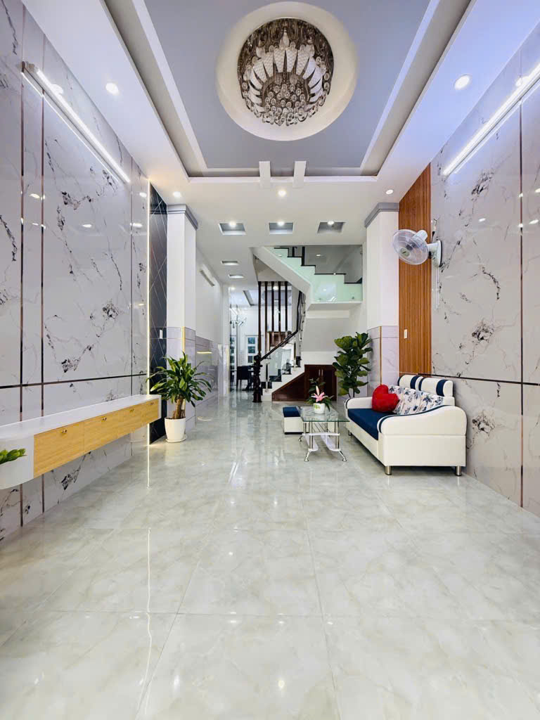 Nhà 4 tầng đẹp - Bùi Quang Là, P. 12 - 3.8x18m(48m2) - Hẻm ôtô thông - Giá chỉ 6.6 tỷ