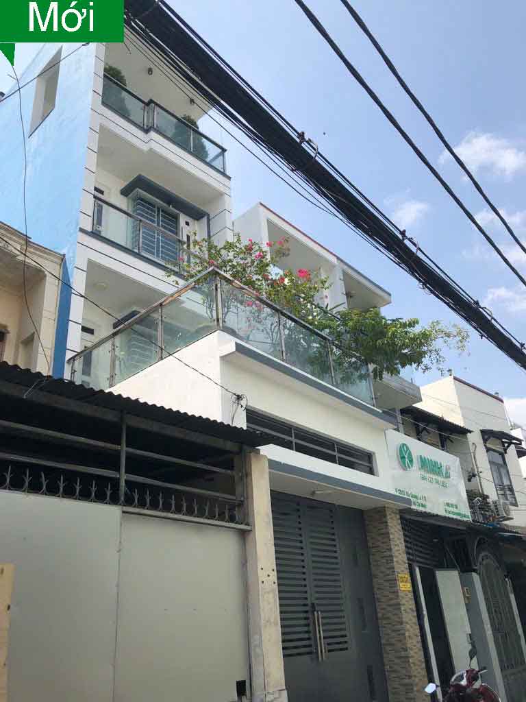 Nhà 4 tầng đẹp - Bùi Quang Là, P. 12 - 3.8x18m(48m2) - Hẻm ôtô thông - Giá chỉ 6.6 tỷ